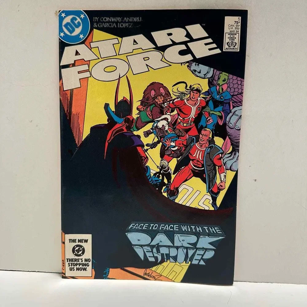 ATARI FORCE 5 MAY 84 Face to Face with the‎ Dark Destroyer Comic Book